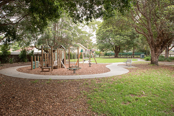 Playground in local park