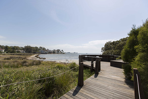 View of bay from reserve lookout