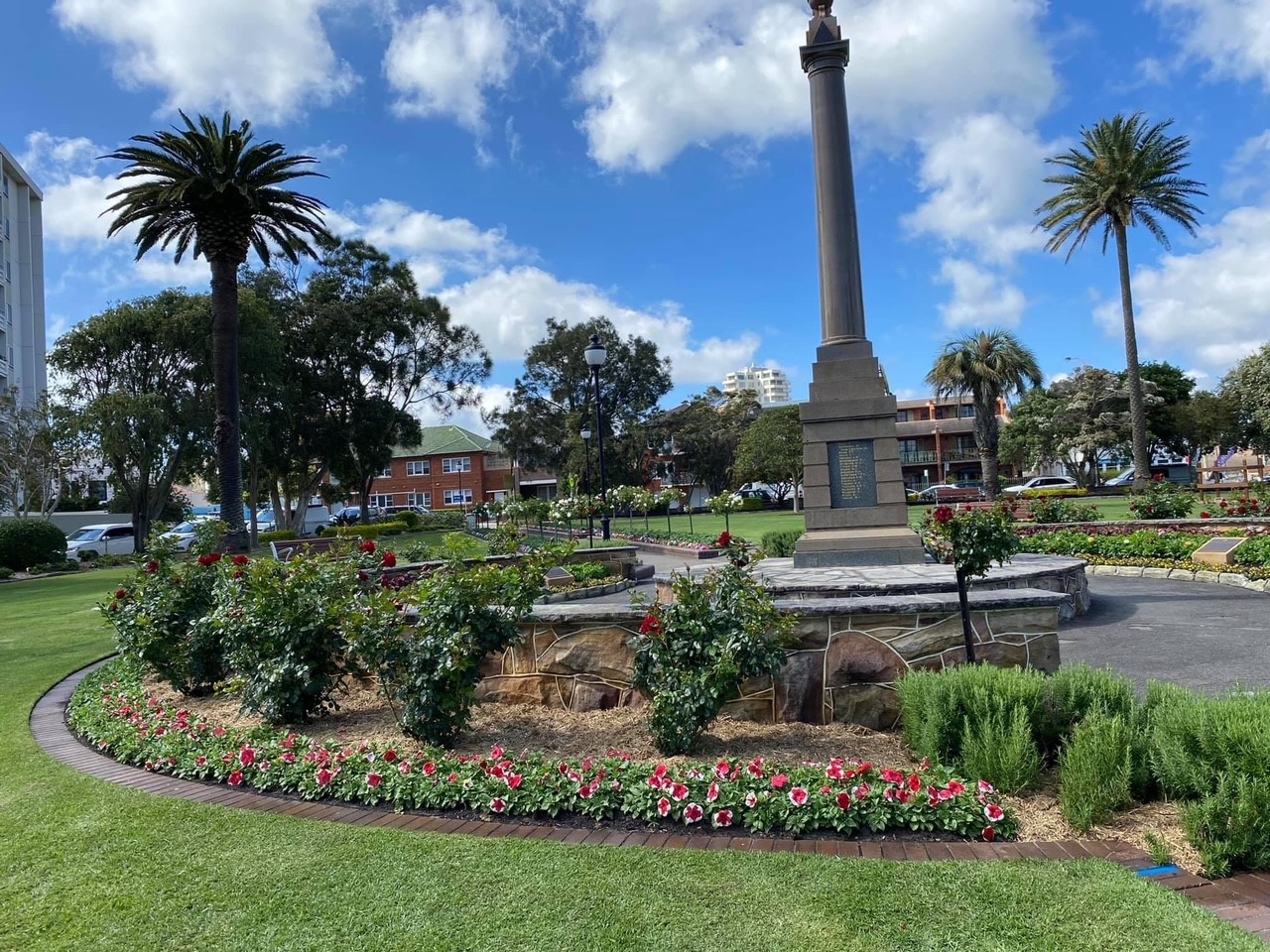 Monro Park war memorial