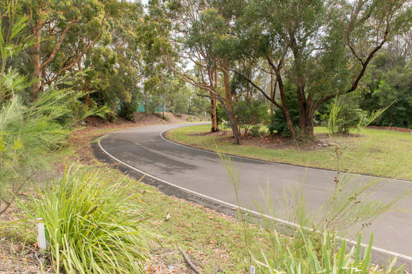 Waratah park cycling track