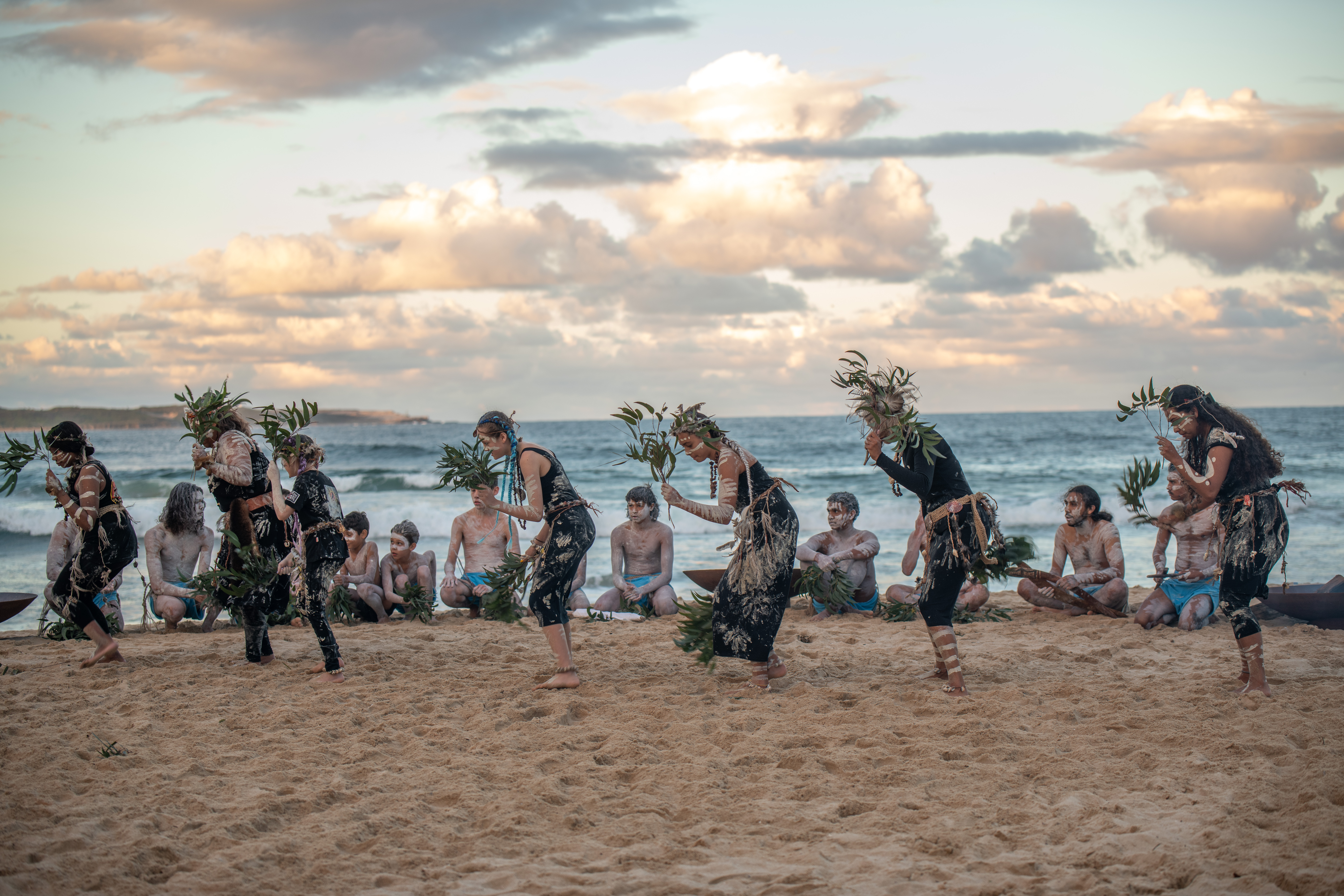 Traditional ceremony on Cronulla beach