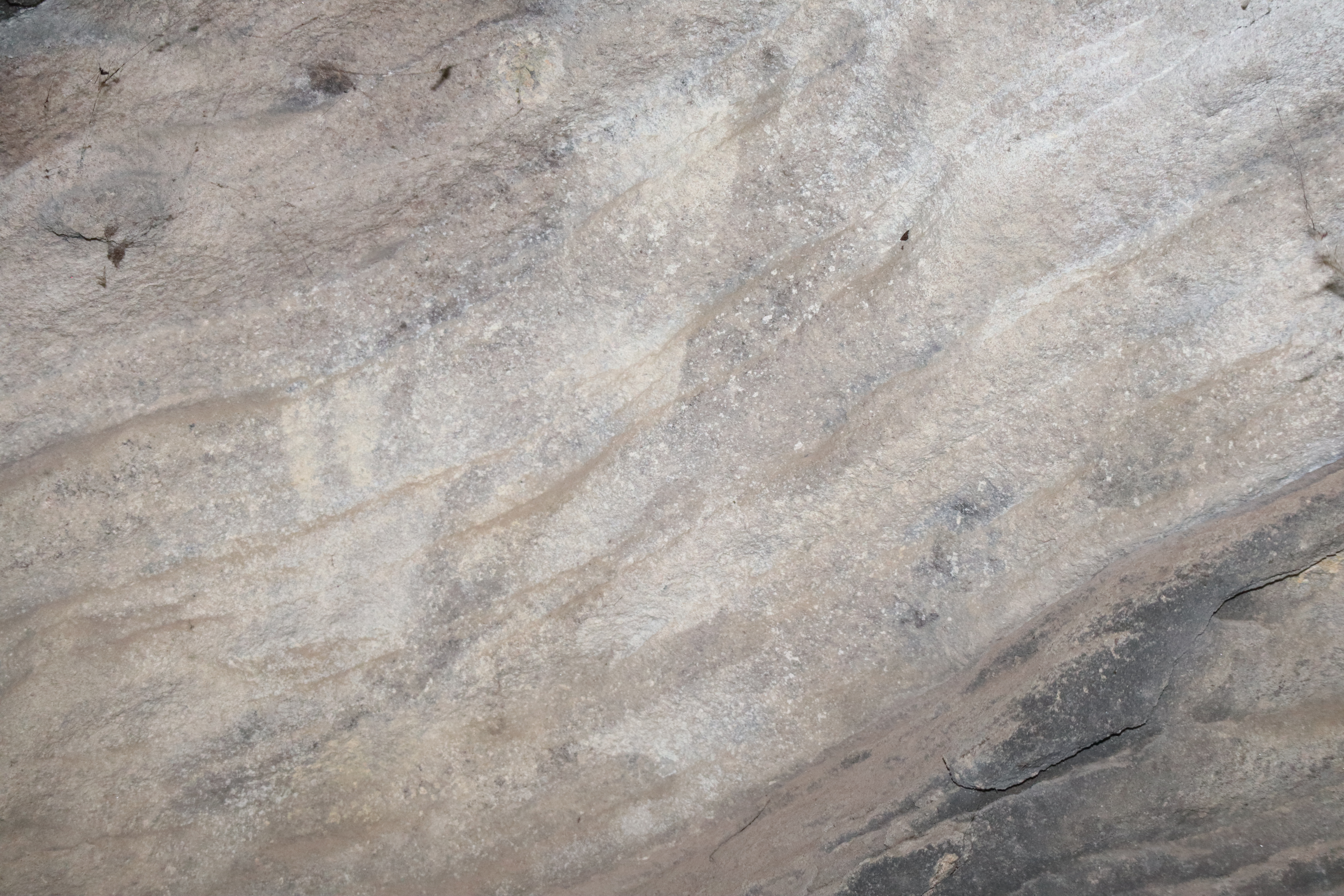 Aboriginal Handprints on a rock face