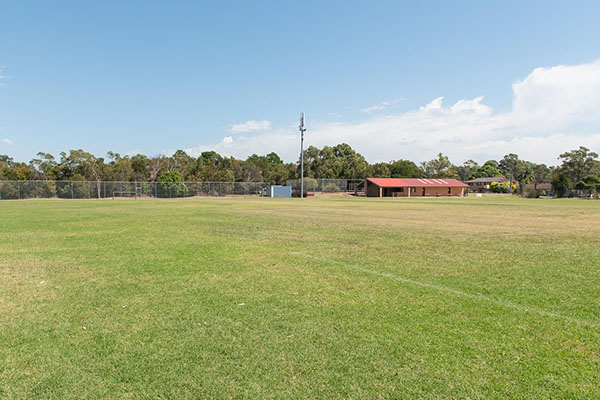 Playing fields and clubhouse