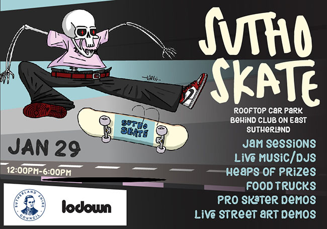 Sutho Skate event banner