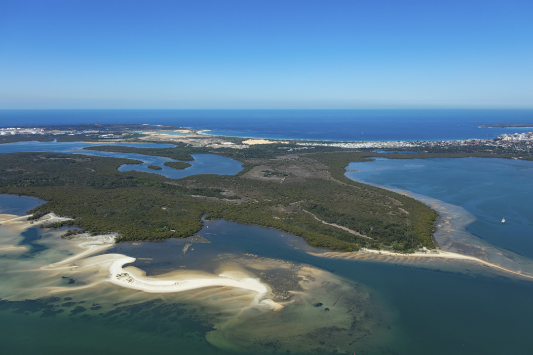 Aerial photo of Towra point