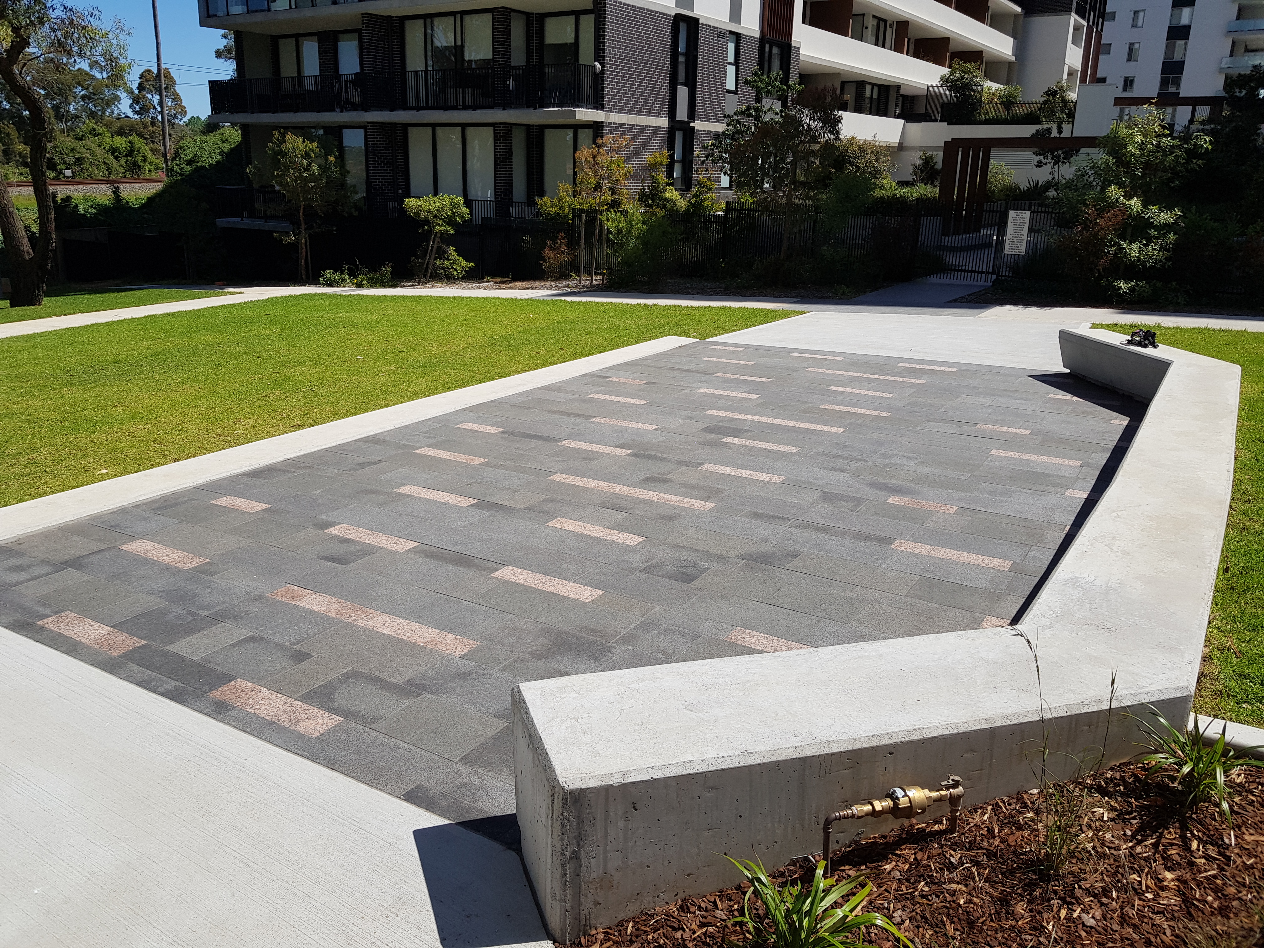 Park with accessible paved area