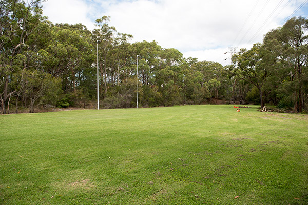 View of playing fields