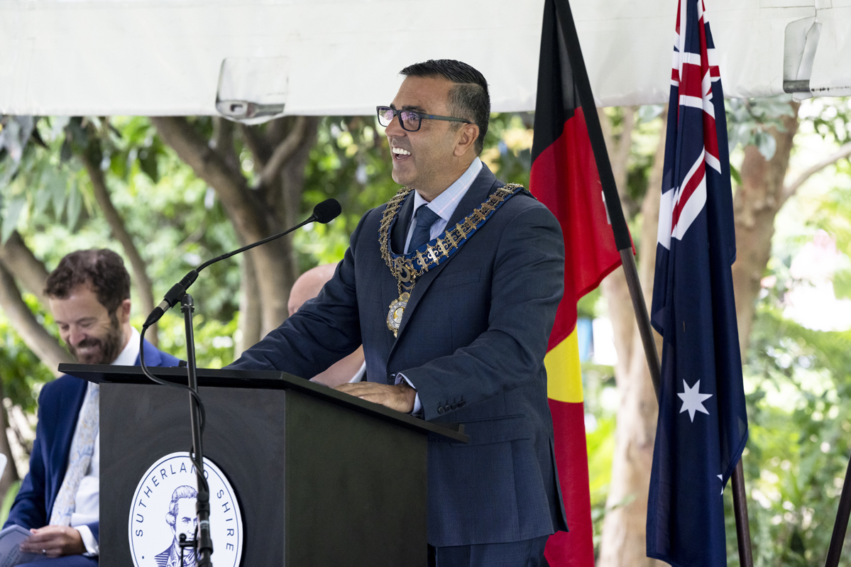 Sutherland Shire Mayor at Australia Day Citizenship Ceremony