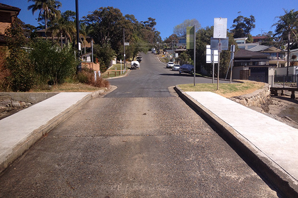 Boat ramp on Burraneer Bay