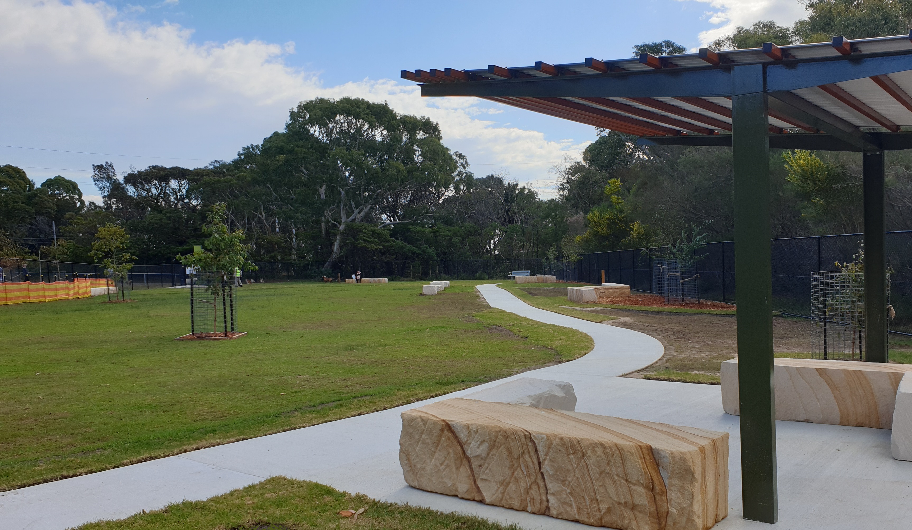 Seat with shade shelter