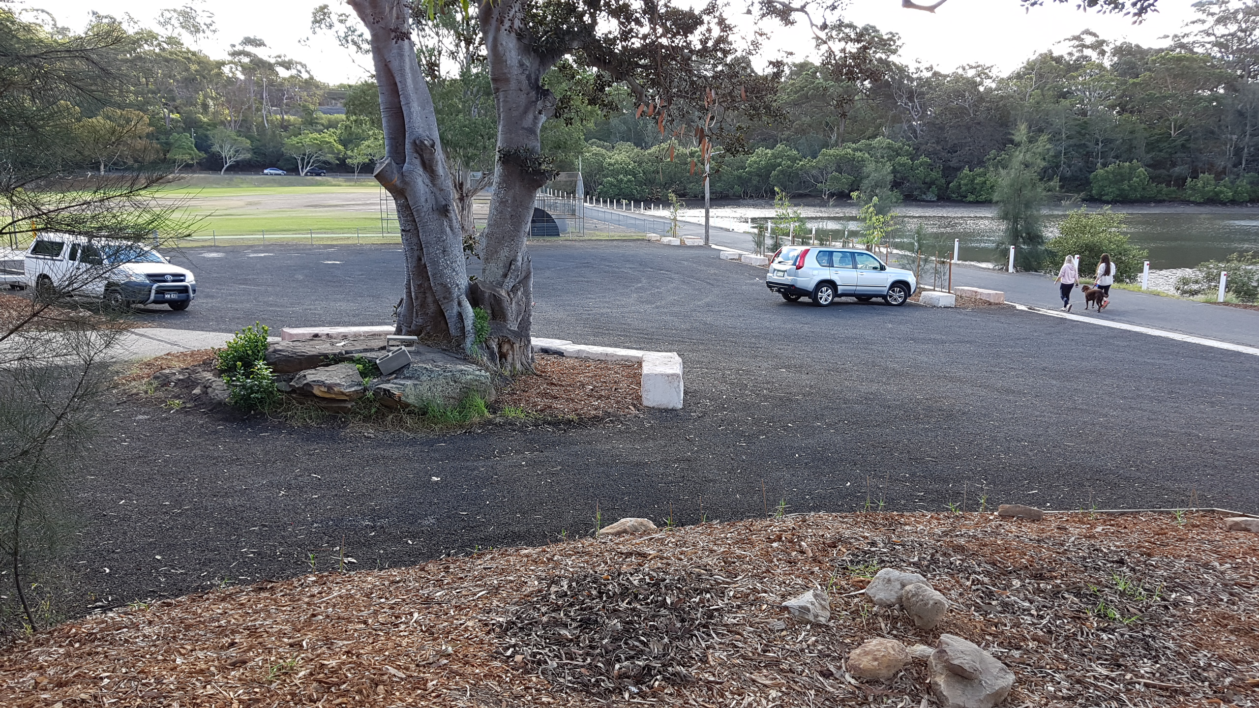 Boat ramp car park