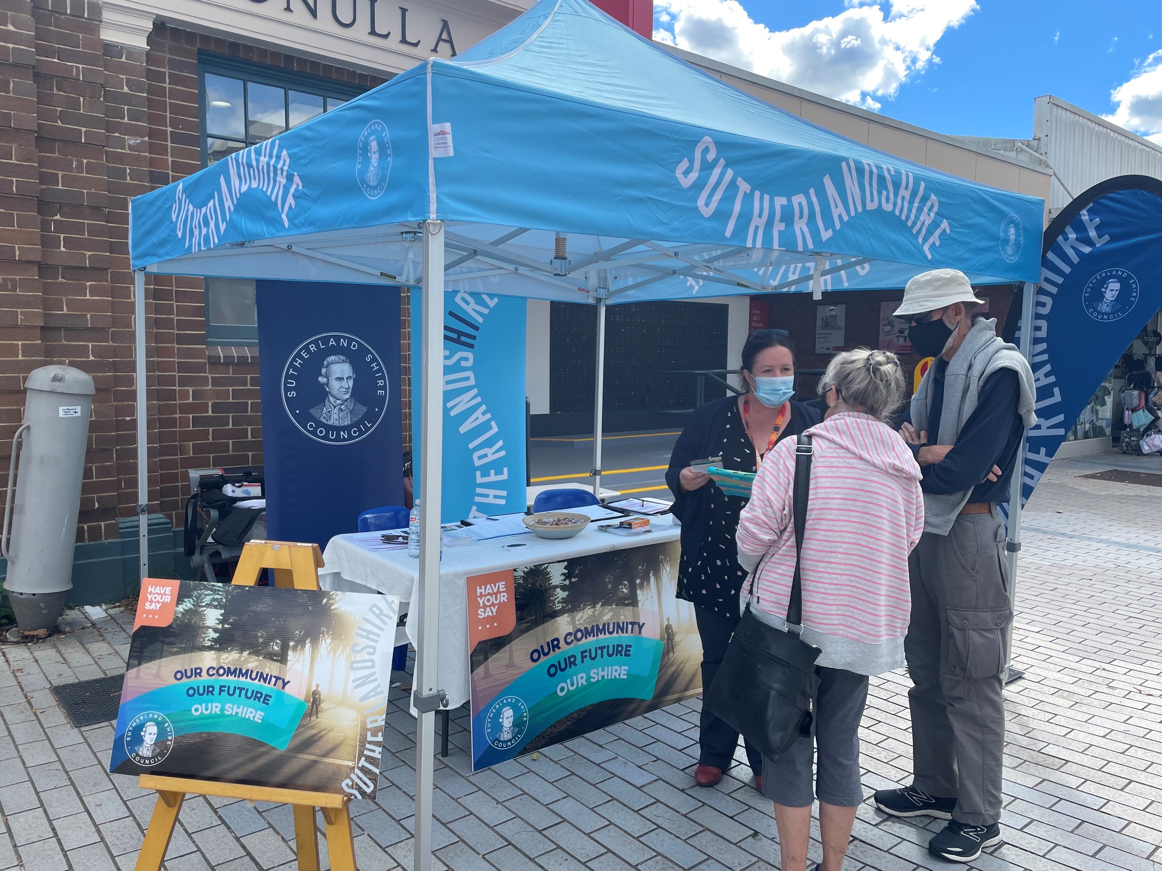 Face to face community consultation in Cronulla