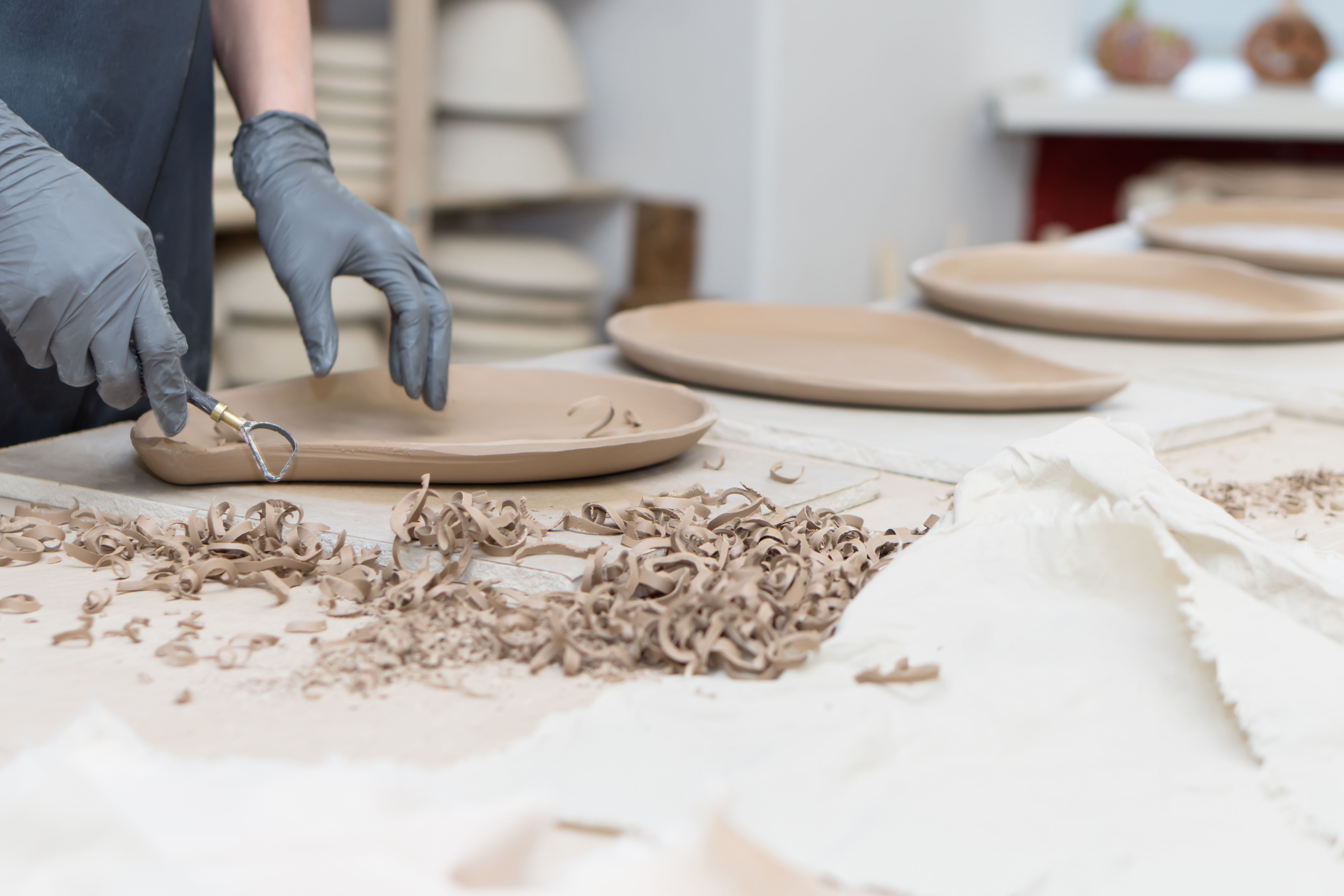 Join ceramic artist Trent Roberts to learn hybrid techniques to create plate forms.