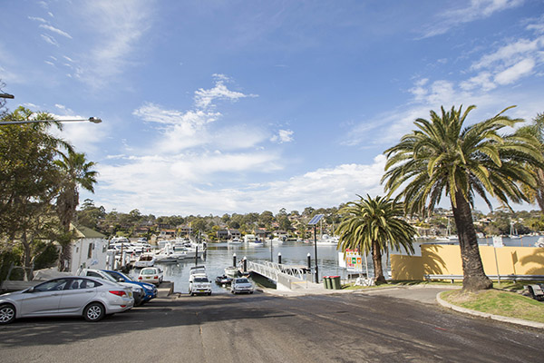 Boat ramp car park