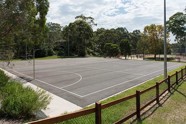 All weather netball courts