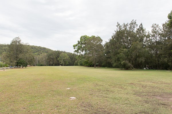 Large grassed area for ball games and play