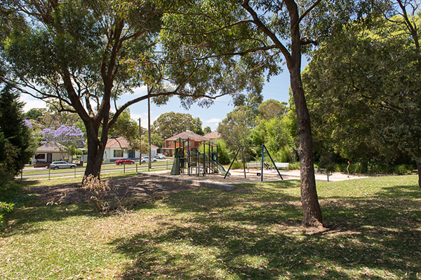 Park with playground