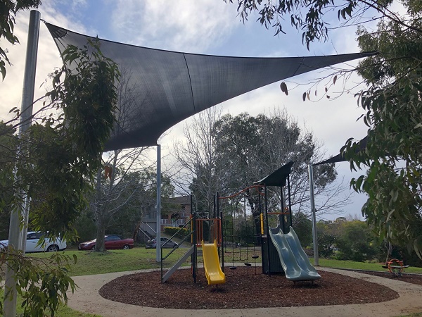 Playground in open space reserve