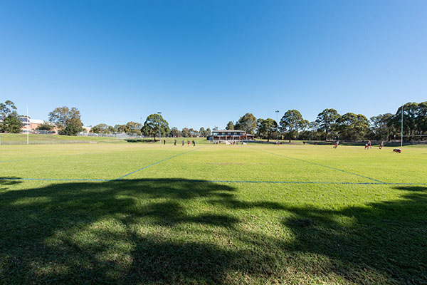 Reserve with playing fields