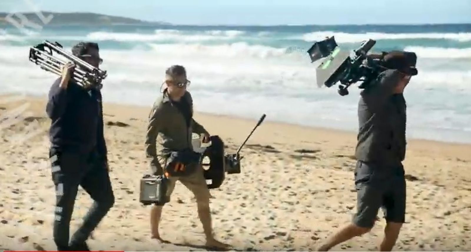 Filming crew