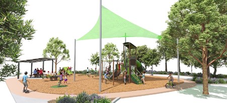 Artist Impression - Eltham Place Reserve - Playground Renewal