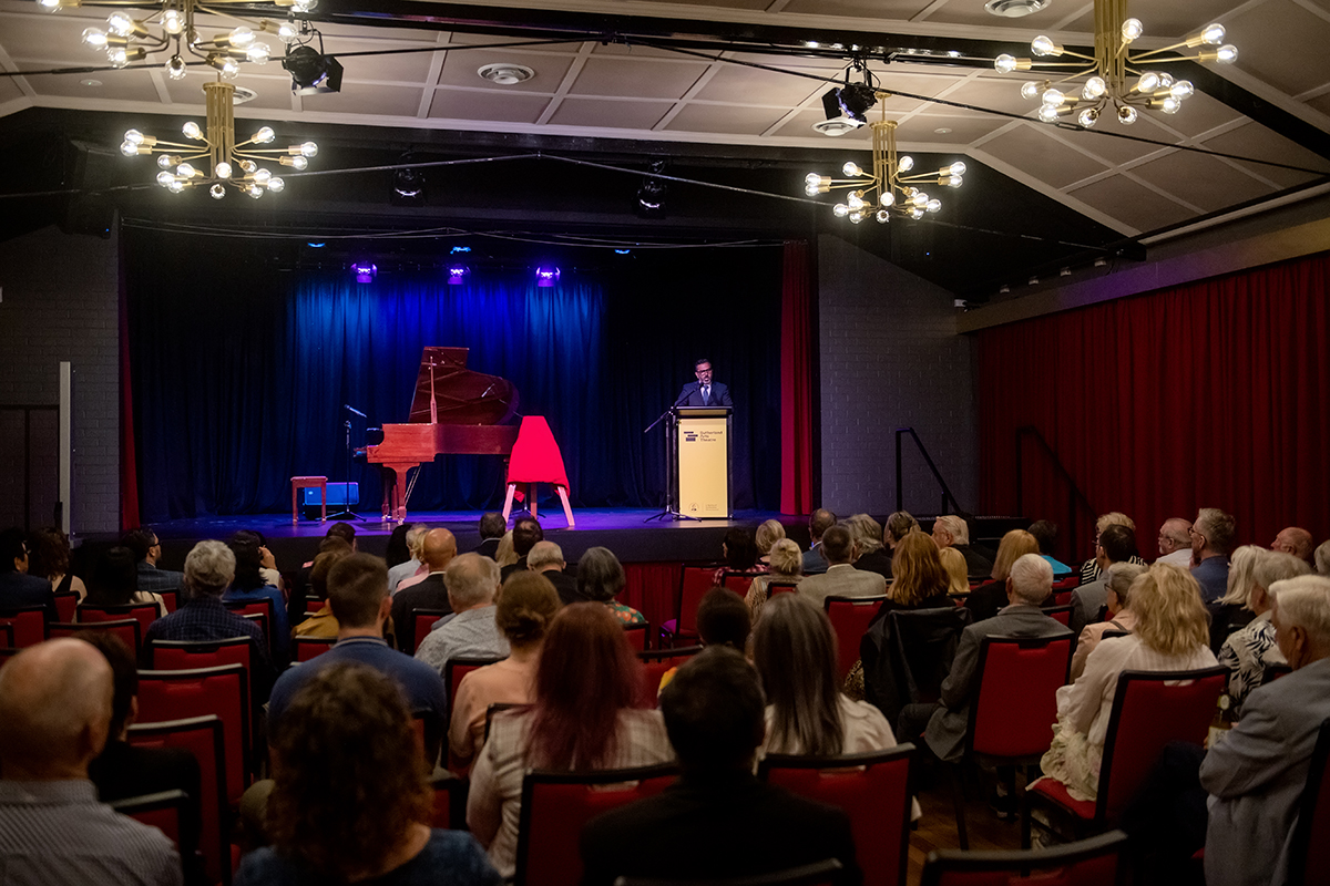 Sutherland Arts Theatre main stage and audience