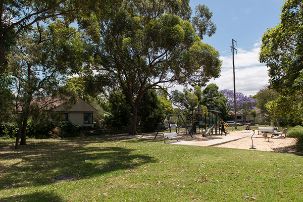 View of park and playground