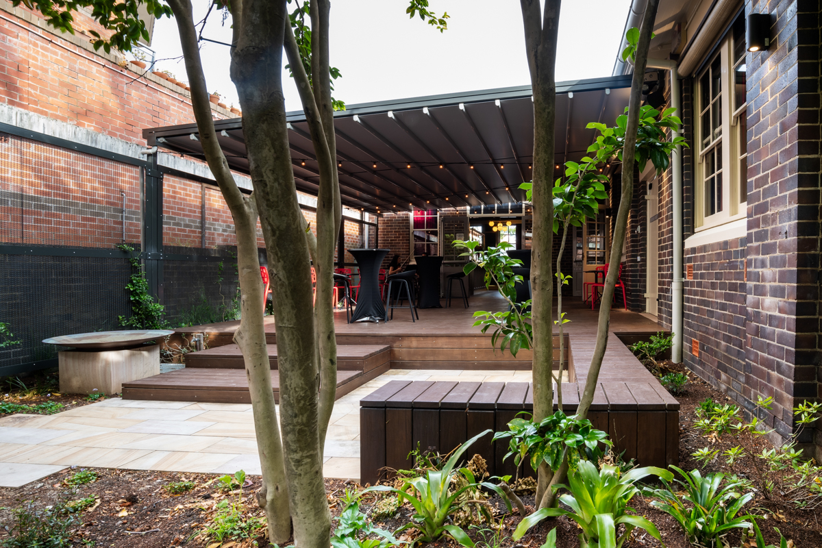 Sutherland Arts Theatre outdoor entertainment area