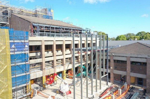 Construction work on Sutherland Entertainment Centre forecourt