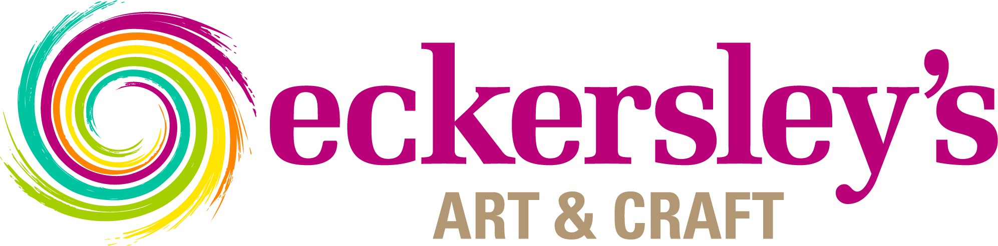 Eckerley's Art and Craft logo in colour